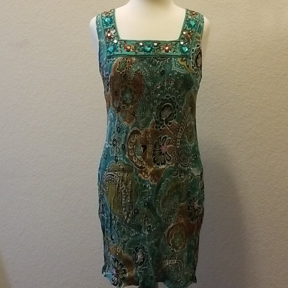 Dress, crinkle cut Sz.M
